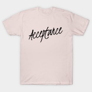 Acceptance Girl Power Design T-Shirt